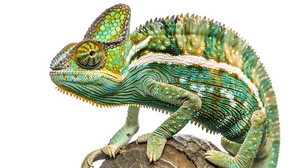 Obraz premium chameleon isolated on white