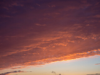 abstract purple clouds in the sky