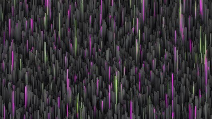 Digital noise textures with static and glitch effects in shades of grey and neon accents, Ai Generated