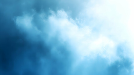 Obraz premium Abstract Blue Sky Cloudscape: A Dreamy, Soft, and Textured Digital Illustration Background