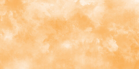 Watercolor painting soft textured on wet white paper for creative art, brown background with vintage marbled texture with grunge clouds, grunge and grainy light brown splashed watercolor background.