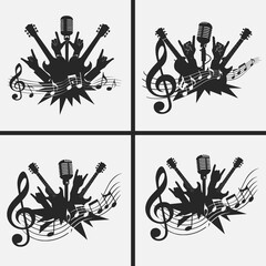 Musician Rockers svg, Rock Music Svg Bundle file