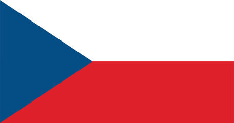 Czech Republic Flag Illustration