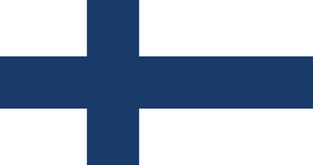 Naklejka premium Finland Flag Illustration