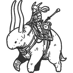 Dreams of a New Dawn Vintage Illustration Vector