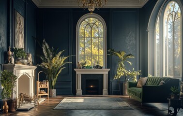 Fototapeta premium Elegant Living Room.