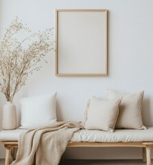 Naklejka premium Minimalist Living Room.