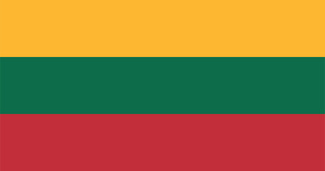 Lithuania Flag Illustration