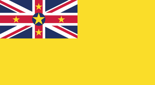 Niue Flag Illustration