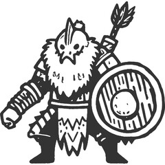 Allies Turned Adversaries Vintage Illustration Vector