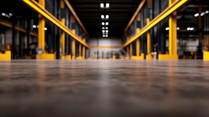 Fototapeta premium Designing functional industrial architecture, stylish solutions