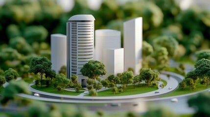 Designing landmark iconic architecture, recognizable buildings