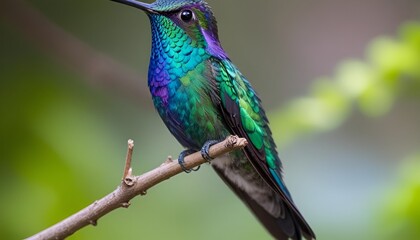 Fototapeta premium hummingbird on a branch