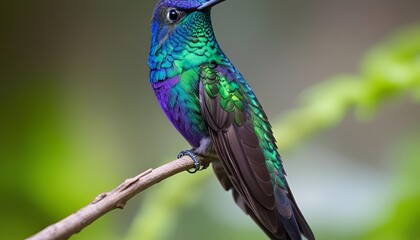 Fototapeta premium hummingbird on a branch