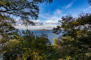 Pacific ocean on rock in Playa Poor Calzon Beach, El Coco Costa Rica