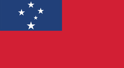 Samoa Flag Illustration