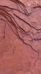 Natural Sedona Red Rocks Abstract Formation