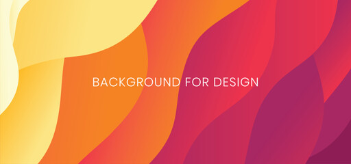 Burning fire flames. Abstract wavy background. Modern pattern. Vector illustration