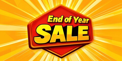 End of year sale event online marketplace promotional content digital environment vibrant viewpoint shopping concept