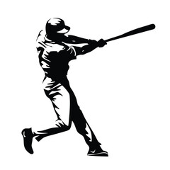 A baseball player is swinging a bat. The player is wearing a helmet and a baseball glove. The bat is in the air and the player is in motion