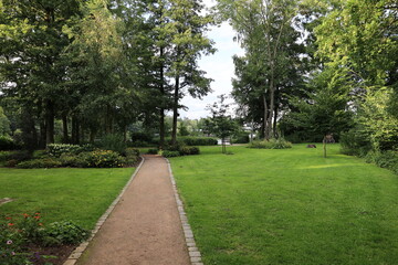 Blick in die Altstadt von Barmstedt in Schleswig-Holstein	