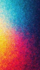 Fototapeta premium Vibrant Gradient Background with Overlays of Grainy Noise and Texture Effects for an Artistic and Bold Digital Look.