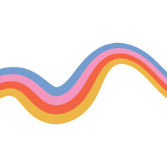 Retro Hippie Rainbow