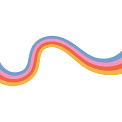 Retro Hippie Rainbow