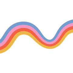 Retro Hippie Rainbow