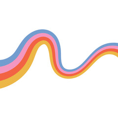 Retro Hippie Rainbow