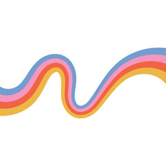 Retro Hippie Rainbow