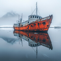 Fototapeta premium Wrecked Ship