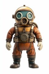 A vintage deep sea diver figurine.