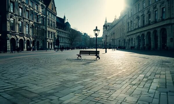 Alun alun di pinggir kota yang luas 