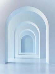 Arches in White Room.