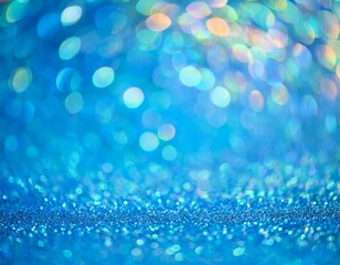 abstract blue bokeh background 