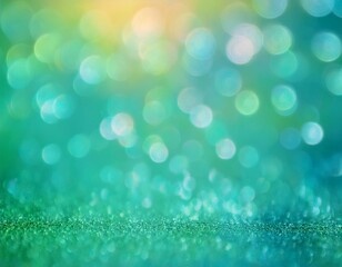 Obraz premium abstract green bokeh background 