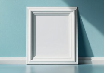 White Frame on Wall.