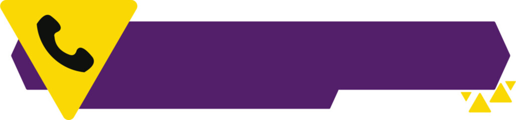 Obraz premium Contact Us Label