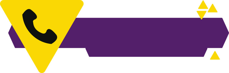 Obraz premium Contact Us Label