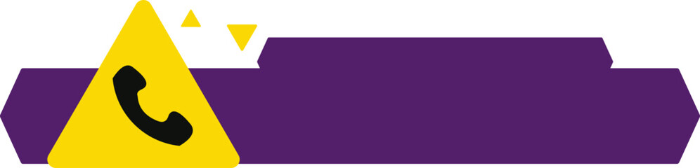 Obraz premium Contact Us Label