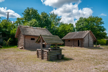 Archaeological open-air museum, medieval stronghold in Grudusk, Masovian Voivodeship, Poland	
