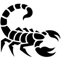 Scorpion symbol silhouette
