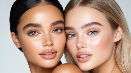 Close-up Half Body Shot of Two Women