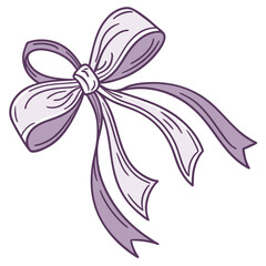  Romantic Lavender Ribbon Bow for Charming Gift Box Decoration