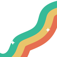 Retro Hippie Rainbow