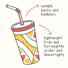 Simple Plastic Tumbler with Bright Colors and Lightweight Design