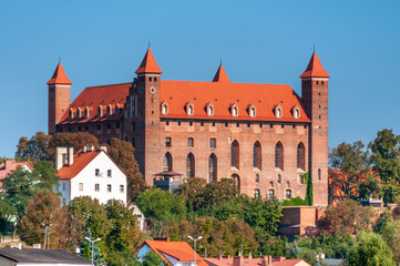 Obraz premium Gniew Castle, one of the most recognizable landmarks in Pomerania, Pomeranian Voivodeship, Poland