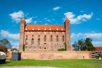 Fototapeta premium Gniew Castle, one of the most recognizable landmarks in Pomerania, Pomeranian Voivodeship, Poland 