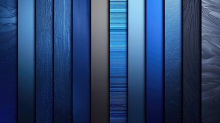 Abstract blue and gray vertical stripes background.